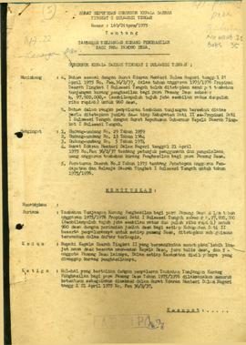 Pamong Desa Tambahan Tunjangan kurang penghasilan bagi para Pamong Desa  No. : 169/Ditpem/1975