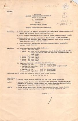 Pembentukan Badan Perencanaan Pembangunan Daerah. No. : 15 Tahun 1974