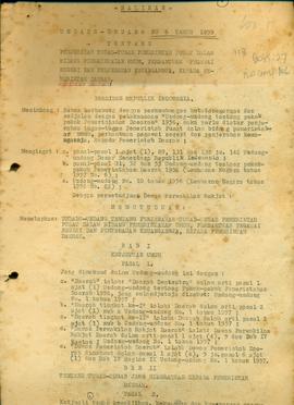 Undang-Undang No. 6 Tahun 1959 tentang Penyerahan tugas-tugas pemerintah pusat dalam bidang pemer...