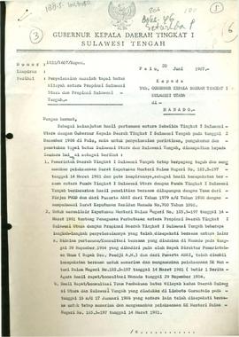 Perubahan batas Wilayah penyelesaian masalah tapal batas wilayah antara Provinsi Sulawesi Utara d...